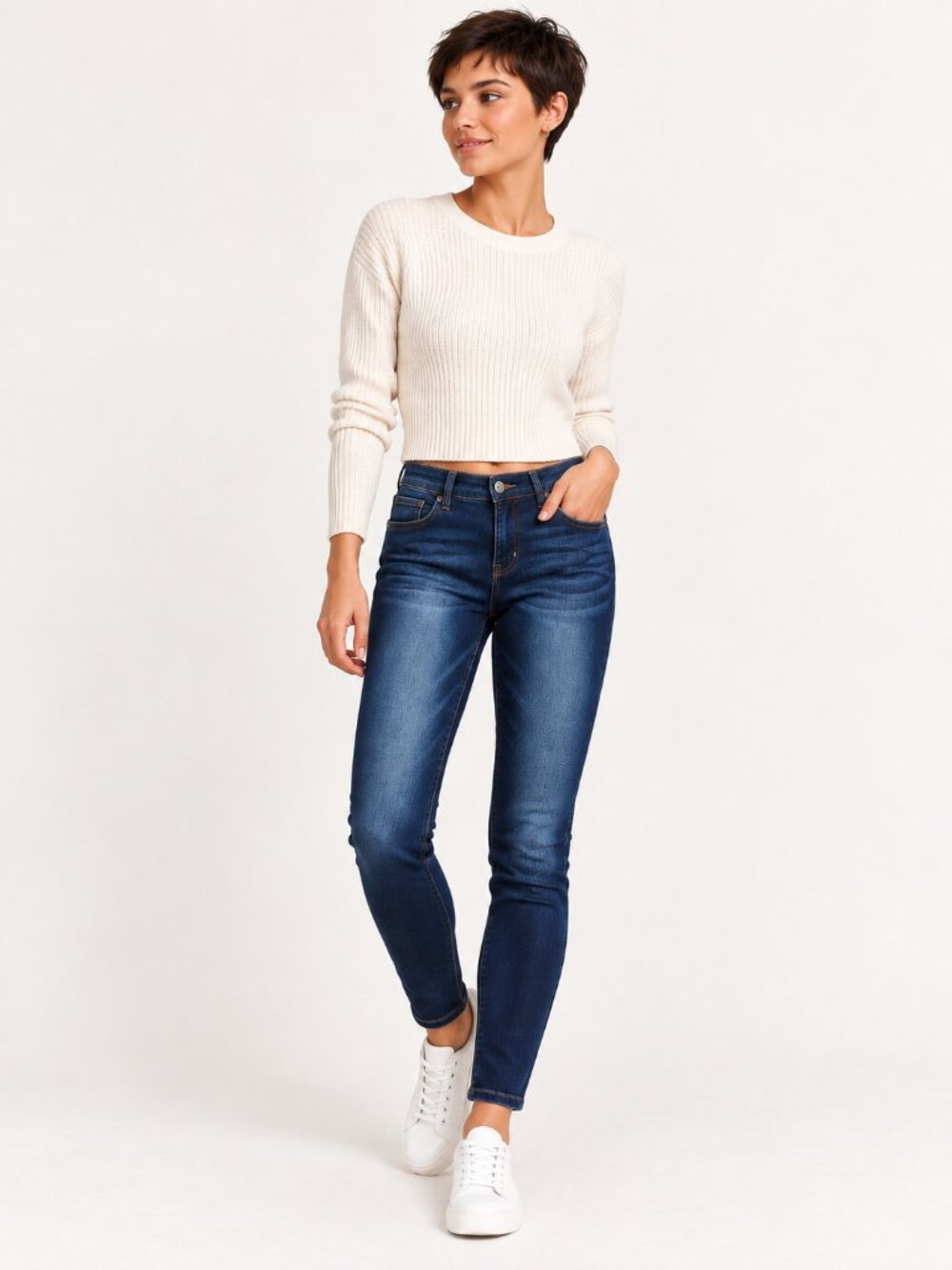Maurices Dark Wash Stretch Denim Jeggings Jeans Small